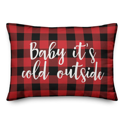 Baby it's cold outside pillow best sale